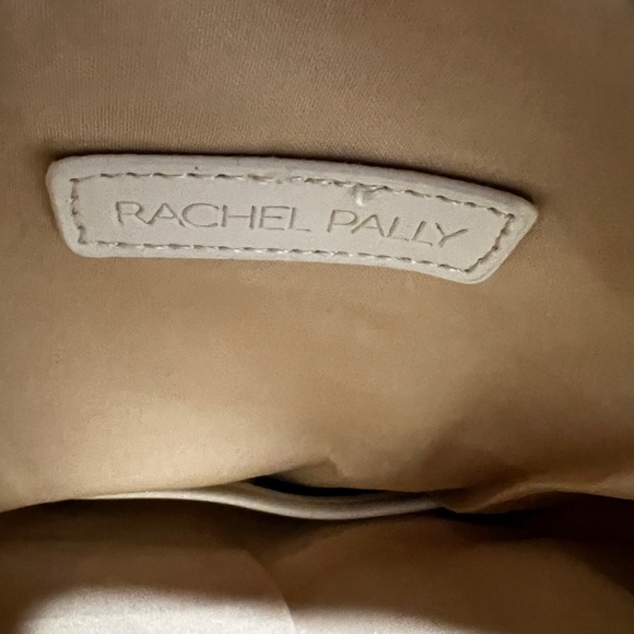 Rachel Pally Floral White Faux Leather Reversible Fold Over Zip Close Clutch - Picture 6 of 11